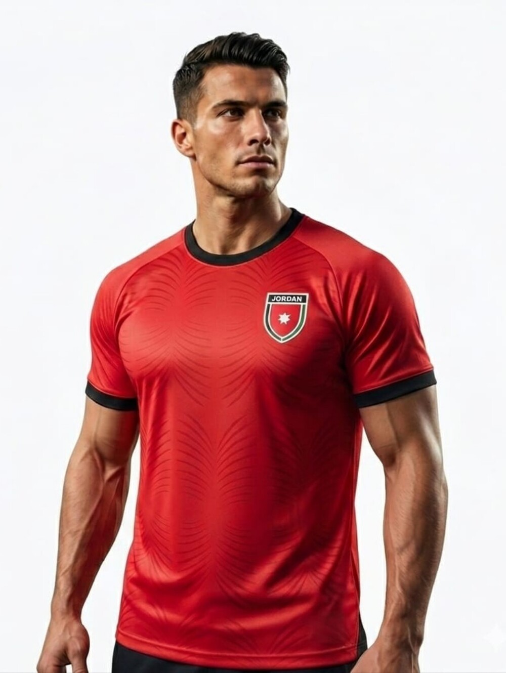 Jordan International soccer Jersey  Unisex Size MEDIUM  NEW/RED... LAST ONE